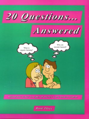 cover image of 20 Questions...Answered Book Three